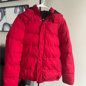 Nautica Red Puffer Jacket XL